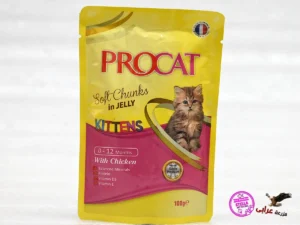PROCAT Kitten Soft chunks in jelly with Chicken 100gm