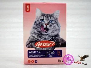 Groovy Mix With Chicken & Meat Adult Cat Dry Food 750 g